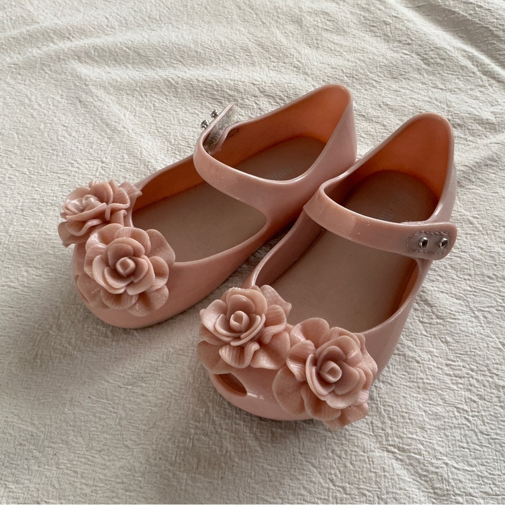 Mini Melissa US7 Girls Pink Shoes